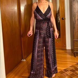 Free People Jumpsuit satin